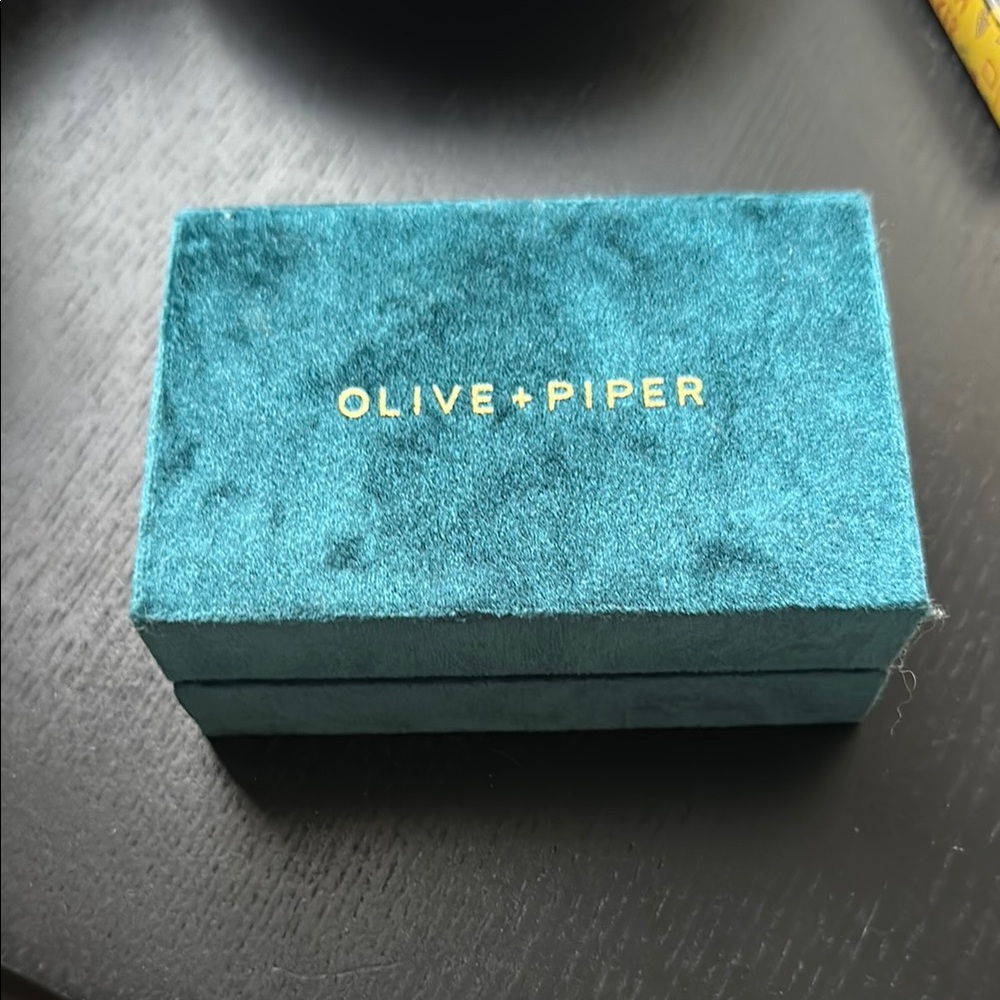 Olive + Piper Teal Accessory Box for Jewelry